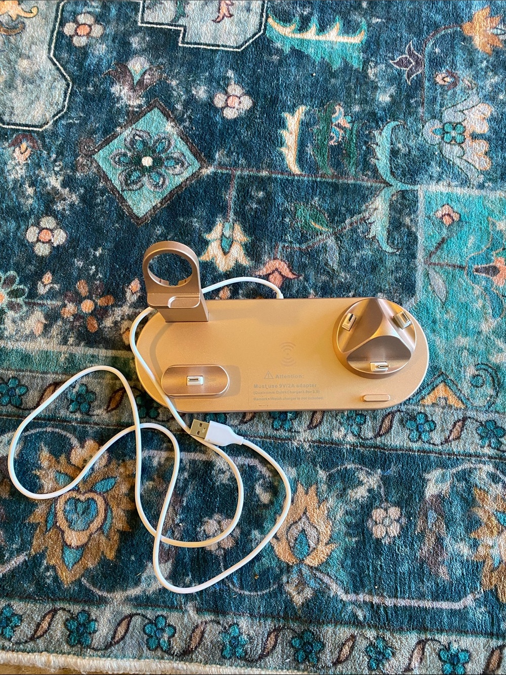 7-in-1 Wireless Charging Stand - rose gold - Picture 2 of 8